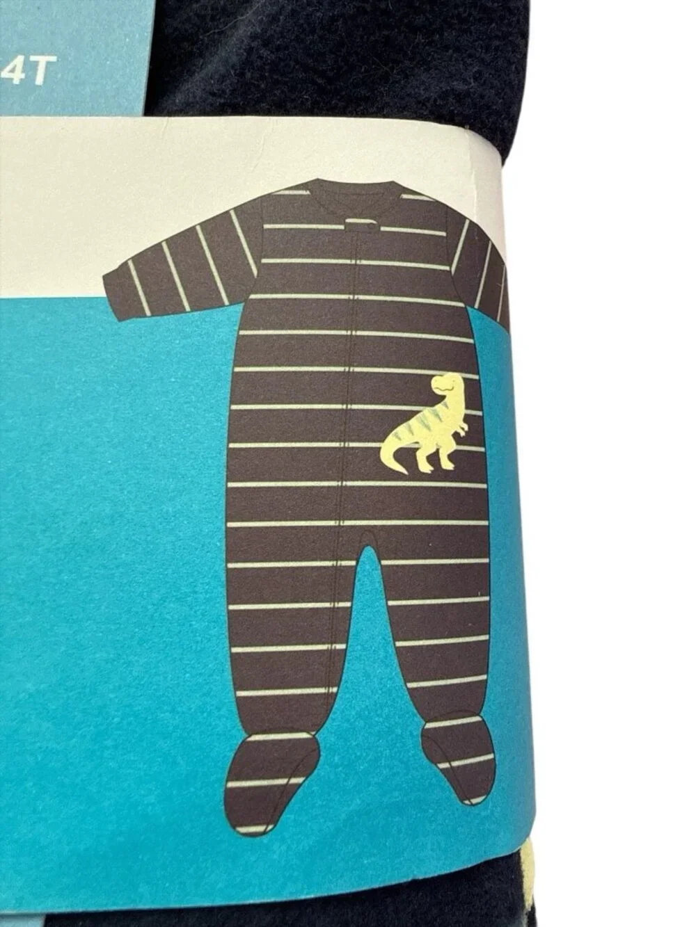 Carter's Boys One-Piece Fleece Zipper Long Sleeve Footie Pajama-Size 4T